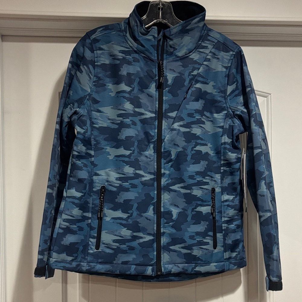Iceburg Women’s Camo Shell Zip Ip Jacket Size Small.